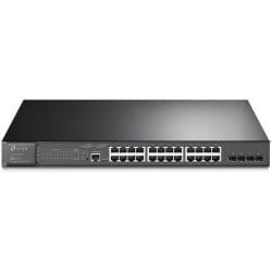 Switch 19" 24 ports Giga POE+ 384 W + 4 SFP