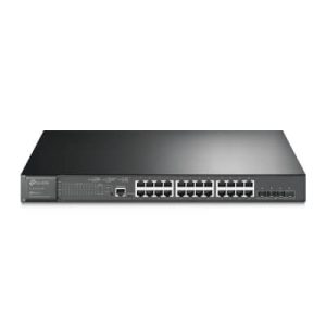 Switch 19" 24 ports Giga POE+ 384 W + 4 SFP+