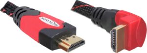 Câble vidéo HDMI High speed coudé bas 3m