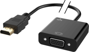 Câble vidéo HDMI vers VGA + AUDIO  1,8m