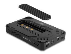 Boîter externe USB C M.2 SSD + 2"1/2 SSD/HD
