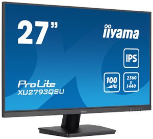 Moniteur 27" Ultra mince IPS WQHD DP/HDMI HP