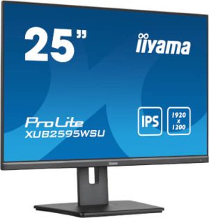 Moniteur IPS 25" FullHD VGA, HDMI, DP pivot USB