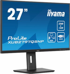 Moniteur 27" Ultra mince IPS 2560x1440 Dock USB-C